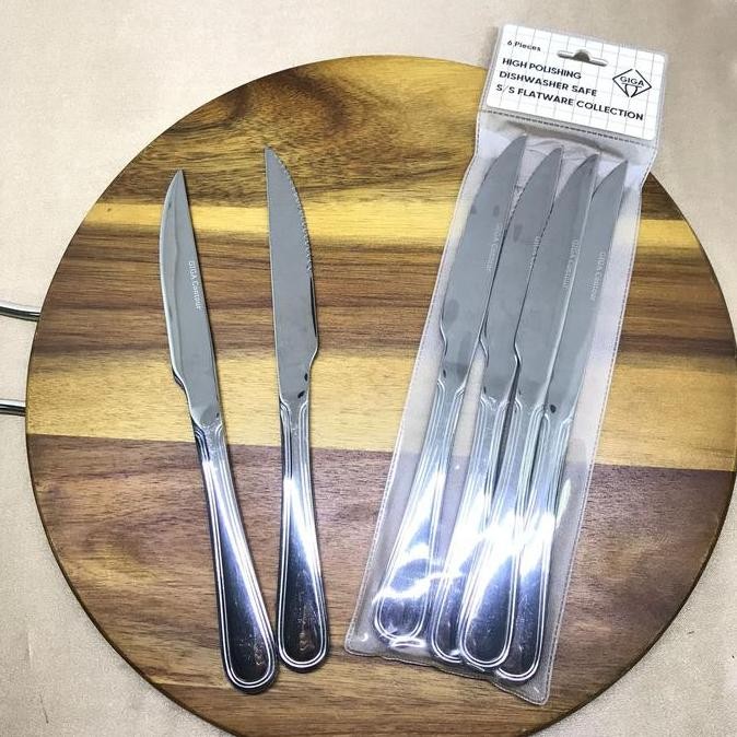 ```````] GIGA Contour Steak knife / Pisau Steak / Daging 23 cm 6 Pc #STK-88