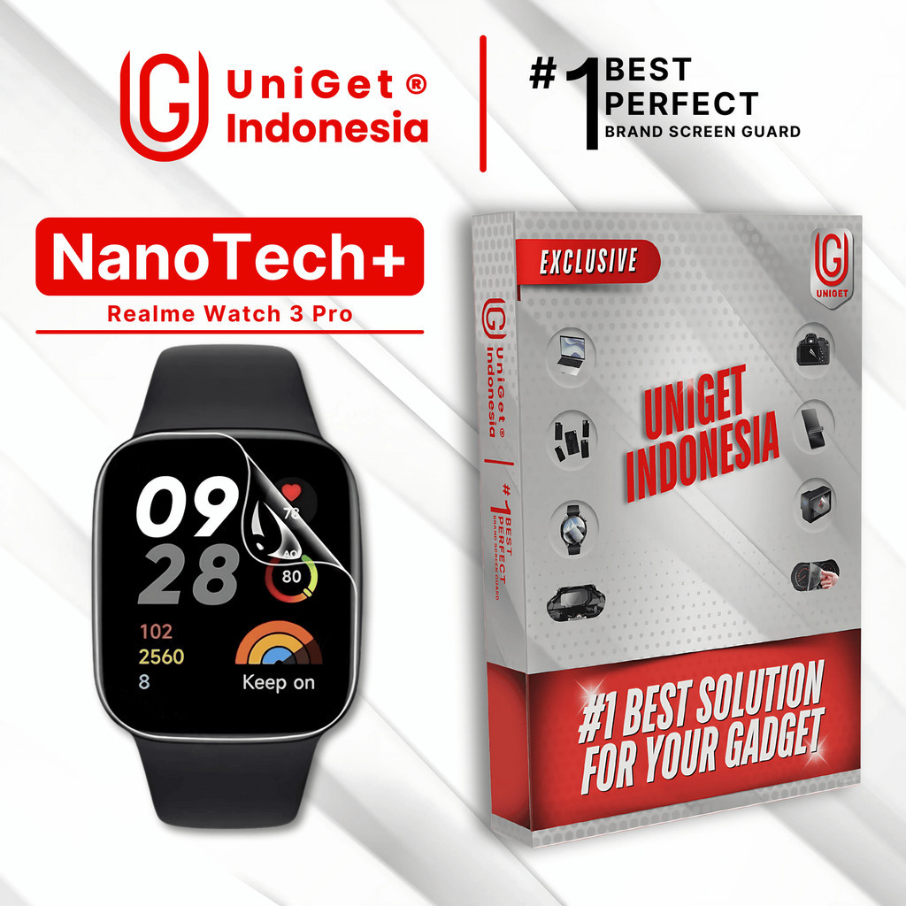 UniGet EPU BIO GENESIS Hydrogel for Realme Watch 3 Pro / Screen Guard (Nanotech+ 100% Recycle) Premi