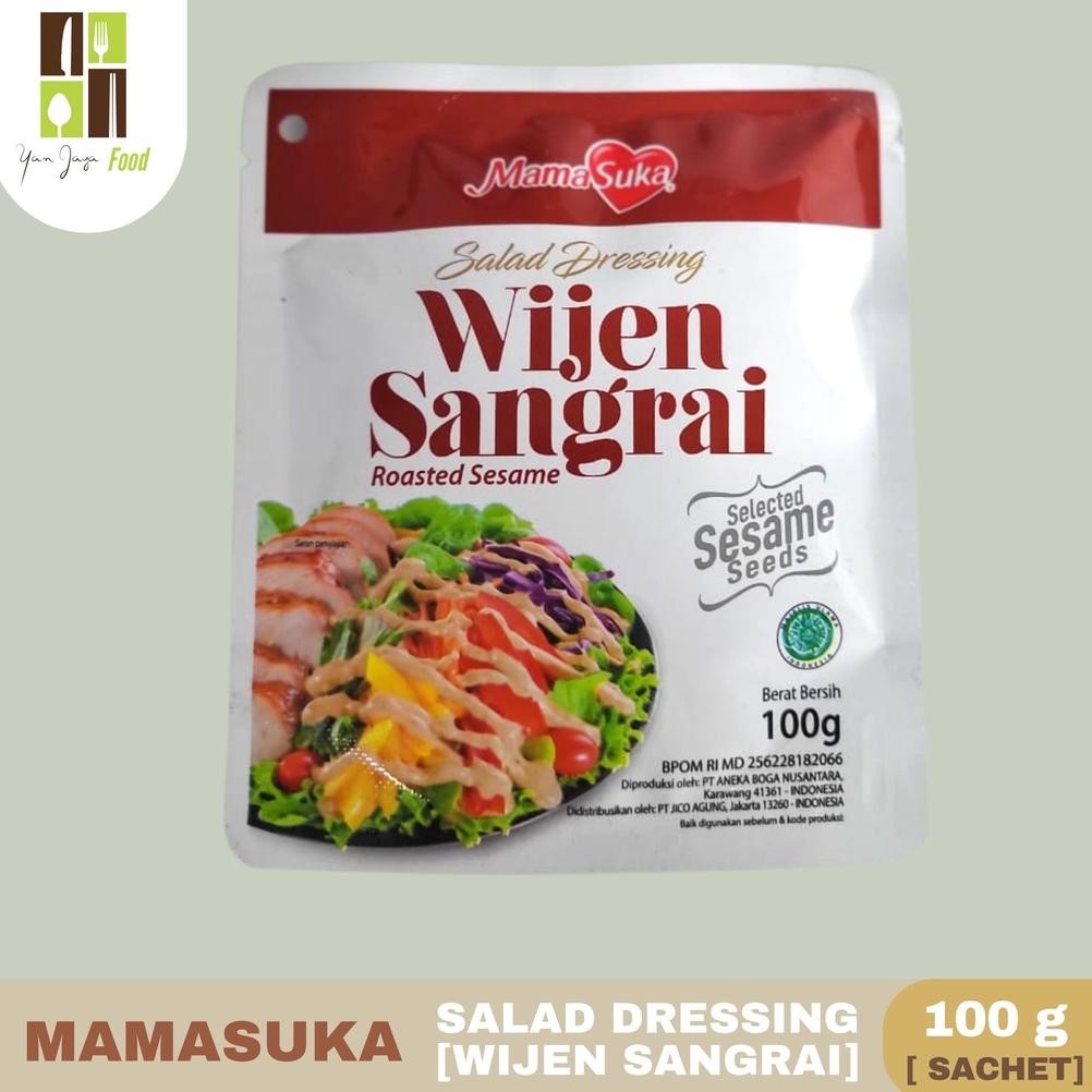 Mamasuka Salad Dressing Sachet 100gr [ Saus Keju/ Wijen Sangrai/Saus Mayo/Honey Mustrad/Hot Lava]