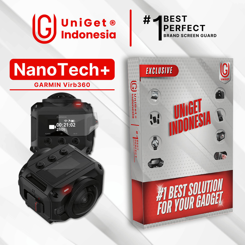 UniGet EPU BIO GENESIS Hydrogel for Garmin VIRB 360 / Screen Guard (Nanotech+ 100% Recycle) Premium 