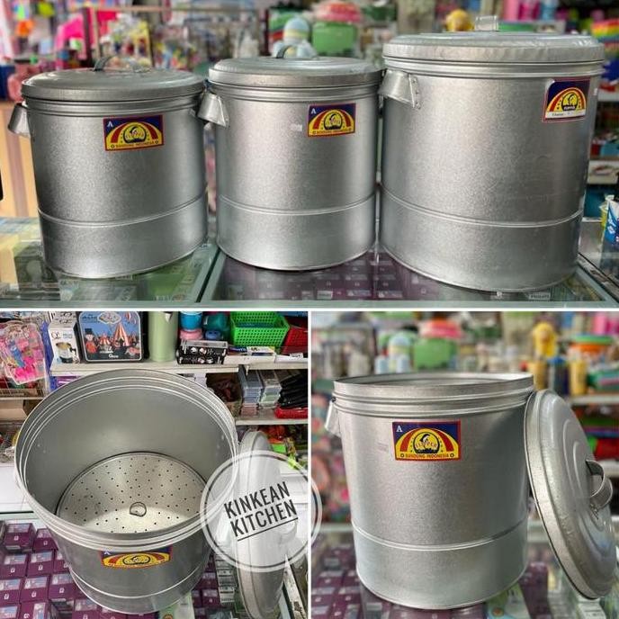 TERBARU - Langseng Alumunium Panci Kukusan - Jumbo