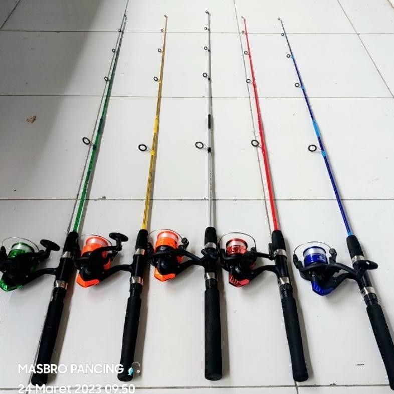 TERLARIS Pancing Satu Set Siap Pakai Dengan Joran Sambung Siap kirim