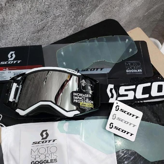 Miliki Scott Dua Lensa Google Helm Cross Trail