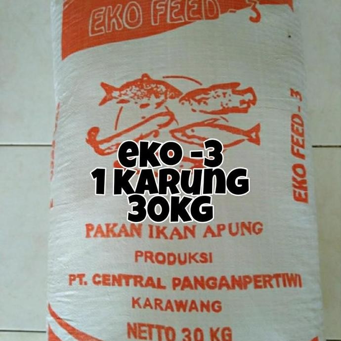 Terlaris Pelet Murah 1 Karung Eko-3 Pelet Lele Pelet. Nila Gosend Instant