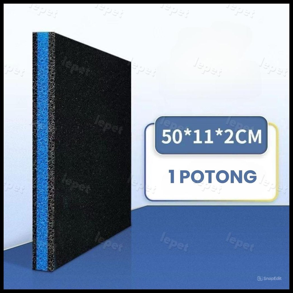 LEPET 9LAYERS FILTER AQUARIUM A21 SPONS TANGKI IKAN ADA LEM BUSA BIOKIMIA