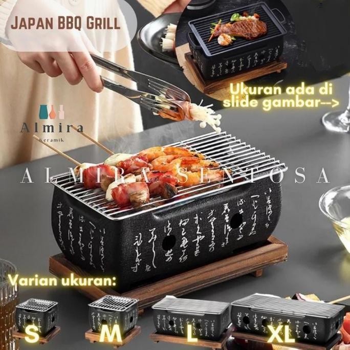 HARGA DISC - Japanese BBQ Grill XL | Hibachi Yakitori Grill| Panggangan Jepang