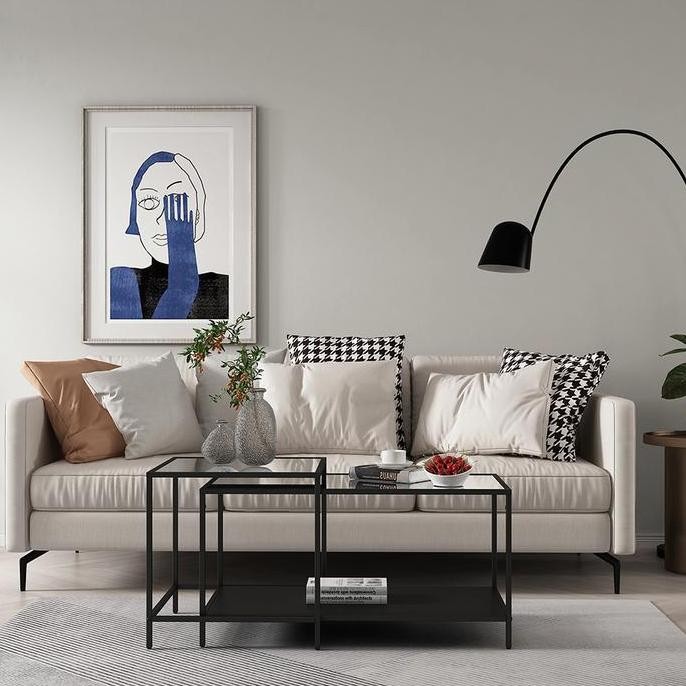 

Terlaris Selma Set 2 Pcs Starla Meja Tamu & Meja Sisi - Hitam Set Coffee Table And End Table Meja Ruang Tamu Serbaguna Furniture Rumah Aesthetic Meja Sofa