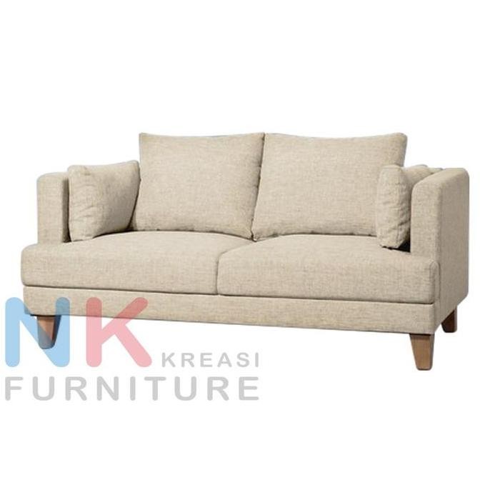 Terlaris Tulip Sofa Kursi Tamu Minimalis 2 Seater - Sofa 2 Seater