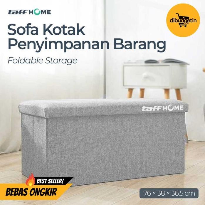 

Terlaris Taffhome Sofa Kotak Penyimpanan Barang Foldable Storage - L1705