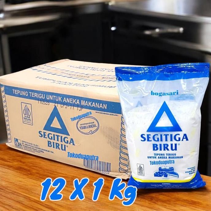 

Terlaris Tepung Segitiga Biru Ekonomis1Kg 1 Dus*12