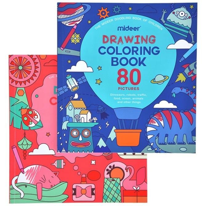 

ready Mideer Drawing Coloring Book - Boy - Mideer Art Book murah