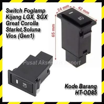 Terlaris Switch Foglamp Toyota Kijang Kapsul Great Corolla Soluna Starlet Vios