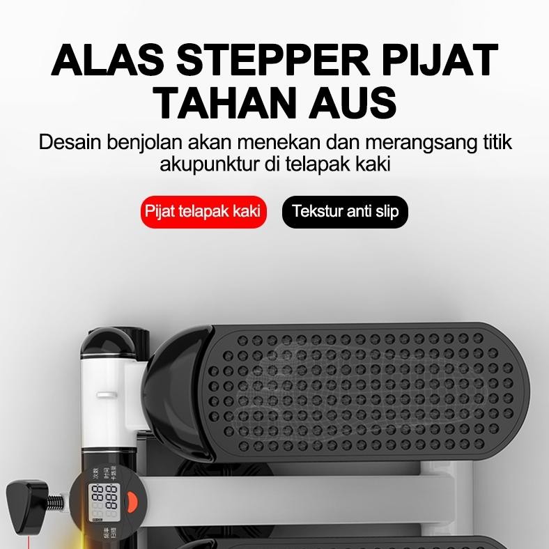 Ready Stepper Mini Peralatan Olahraga Fitnes / Mesin Berjalan Stepper Udara / Peralatan Fitnes Penur