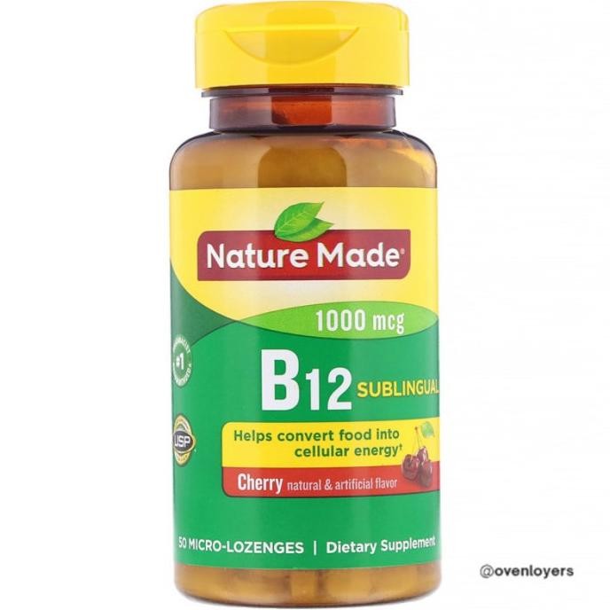Nature Made B-12 Sublingual 1000 Mcg 50 Lozenges