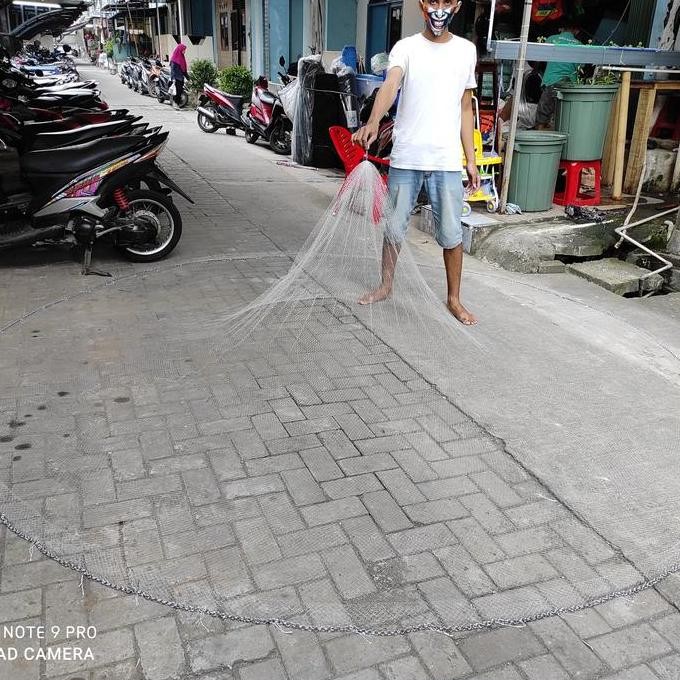 

Terlaris Jala Lempar Super 2.7 Meter 9 Feet Untuk Ikan Udang