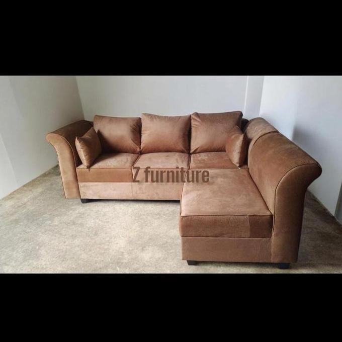 Terlaris Sofa L Minimalis, Sofa L Putus, Sofa Bed Lantai N Sofa L Bed
