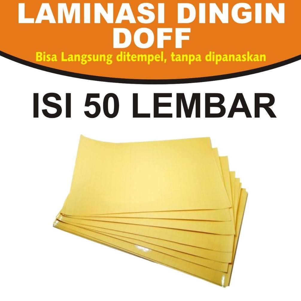 

KA Plastik Laminasi Dingin A4 isi 50 lembar - Motif Glossy, ( Sticker Bening Transparant Pelapis Kertas Foto Glossy Photo Paper