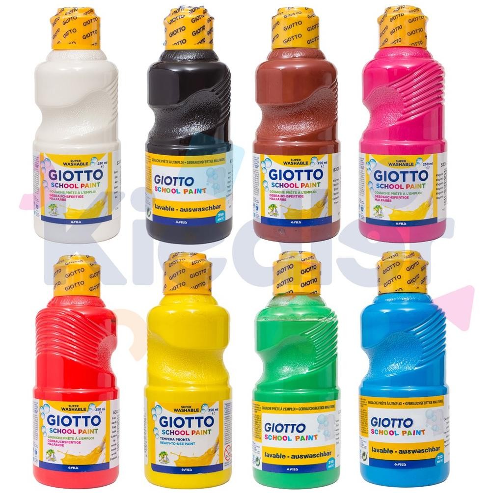 

KA Giotto - Washable School Paint 250 ML, Cat Lukis Anak Gambar