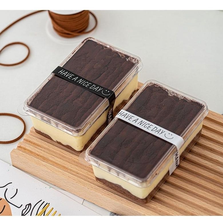 

KA 100PCS Stiker Panjang 30CM Stiker Thank You TQ Handmade Stiker Box Dus Kue Stiker Label Segel Box