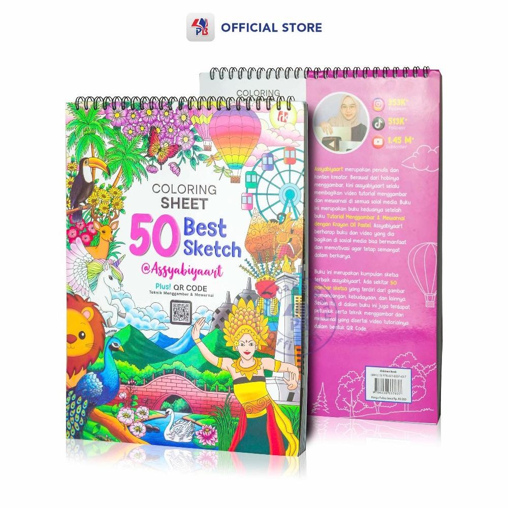 

LINDU Buku Mewarnai / Coloring Sheet: 50 Best Skech Assyabiyaart Plus QR Code Menggambar dan Mewarnai / Ruang Kata / PT KAWAH MEDIA PUSTAKA KMP - RK