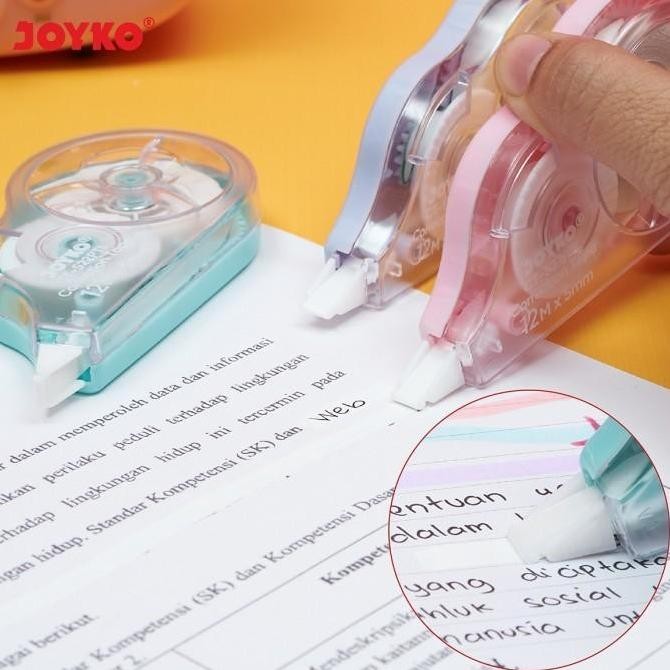 

JOYKO Correction Tape 1 Pack CT-522PTL Isi 12 Pcs