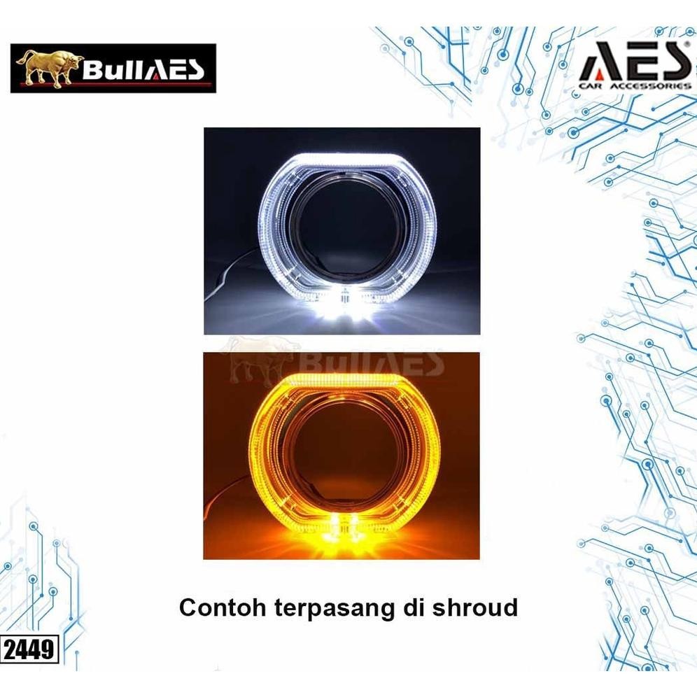 Led Chip Angel eye Kristal ring DUAL WARNA Chip Led Only