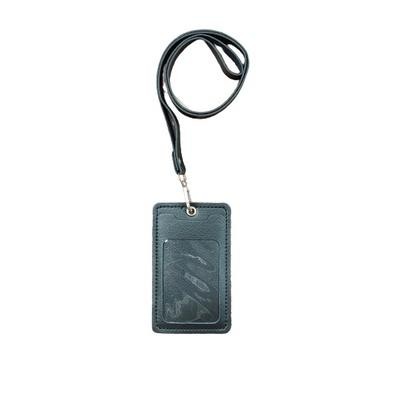 

Fx-2 Terlaris! Do86 Shb - Id Card Nametag Card Holder Dengan Lanyard Bahan Kulit Pu Name Tag 3 Slot Premium Termurah