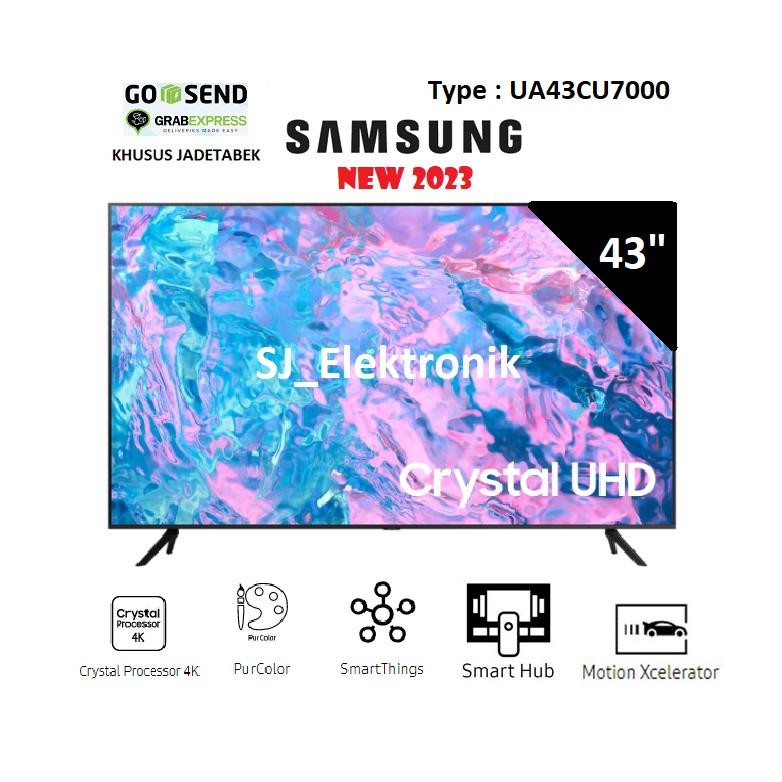 LED TV Samsung 43CU7000 - 43 Inch UA43CU7000 Smart TV Crystal UHD 4K