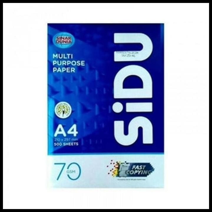 

Terlaris Kertas Hvs Sinar Dunia Sidu A4 70 Gram Good Quality