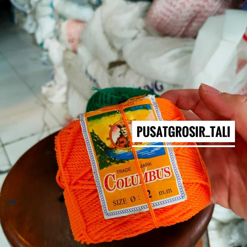 

Gh-56 Ter-46 Ed-76 Tali Tambang 2Mm / Tali Tambang Kecil 2 Mm Hitam Colombus Bagus +/- 250 Gram Hemat Sale