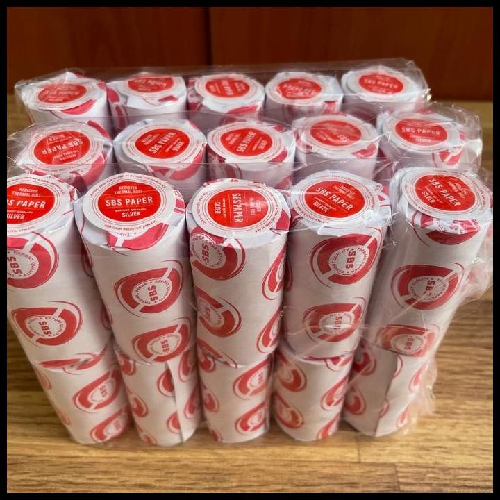 

Terlaris Kertas Thermal Paper Roll 57 X 30 57X30 Coreless 1Dus Good Quality