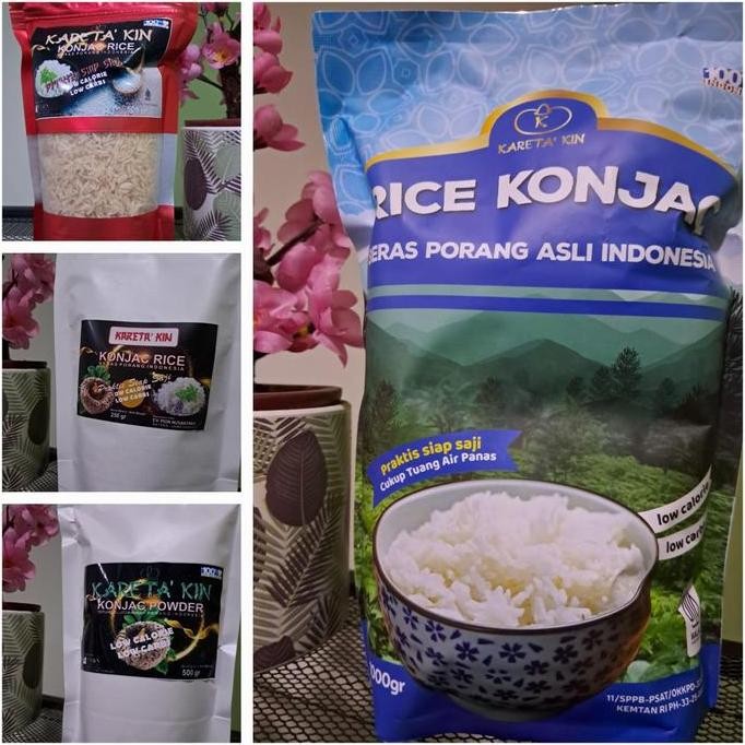

Terlaris Beras Porang Kareta' Kin 1 Kg Ready Stok