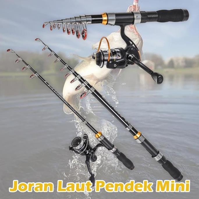 

Terlaris Joran Pancing Portable Carbon Fiber Telescopic 1.2M - 2.3M / Carbon Fiber Sea Fishing Rod / Tongkat Pancing Murah Portable / Joran Pancing Fiber Import