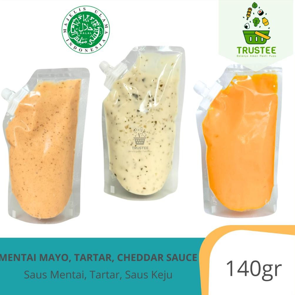 

Special Promo Ad-3 Tw39 Saus Mentai Tobiko Mayo Keju Cheddar Cheese Sauce Mentaiko Truffle Mayonaise Halal Berkualitas Sale Special Promo