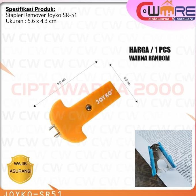 

*#*#*#*#] Stapler Remover Pembuka Pelepas Steples Joyko SR-52