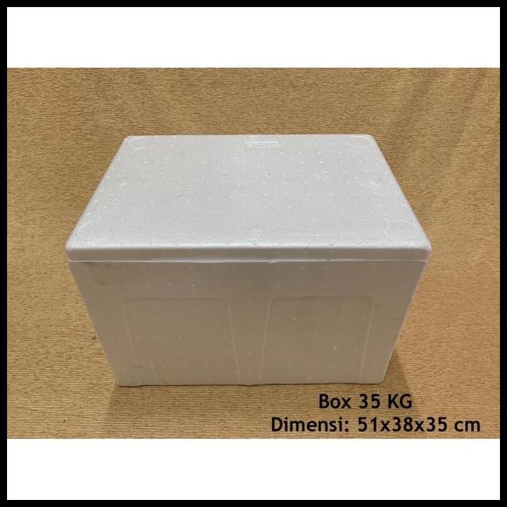 

Terlaris [Sby] 35Kg Box Gabus Styrofoam / Sterofoam (51 X 38 X 35Cm) Good Quality