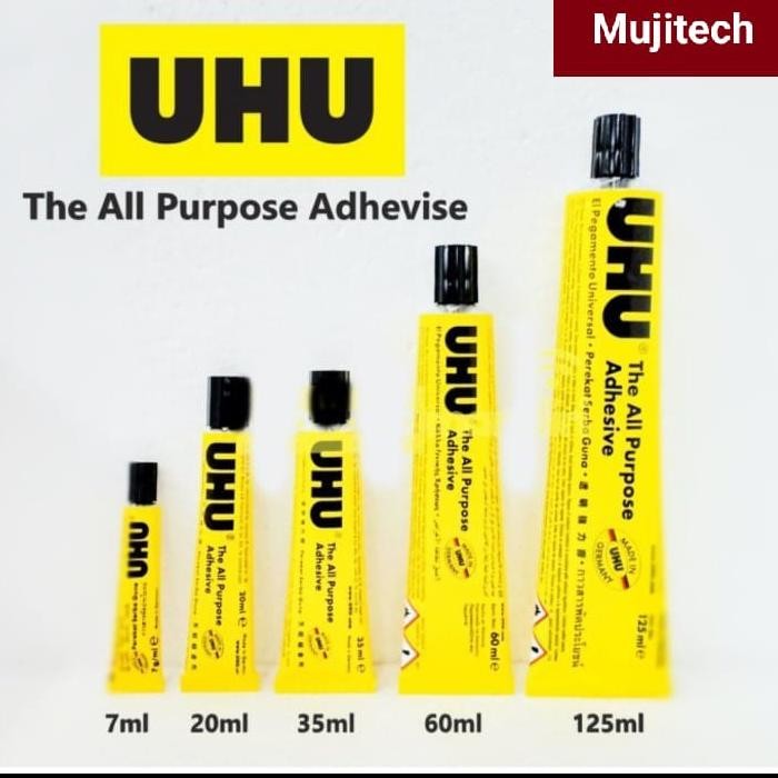 

My56 Rt-4 Bas-12 Uhu All Purpose Adhesive Lem Uhu Cair Bening Serba Guna Perekat Original Hemat My56