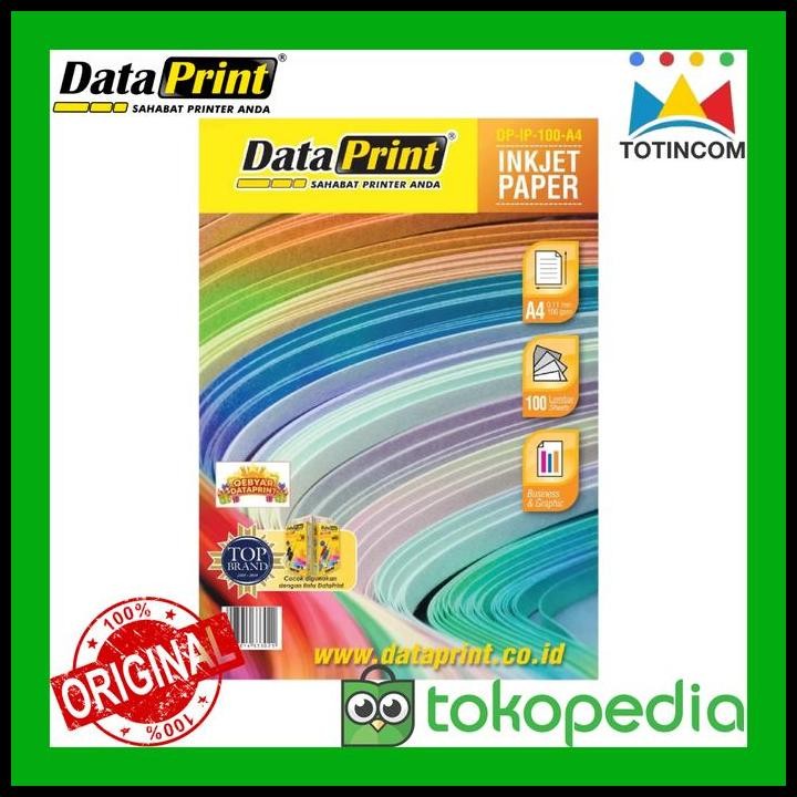 

Terlaris Kertas Dataprint Inkjet Kertas Photo 100 Gsm A4 Good Quality