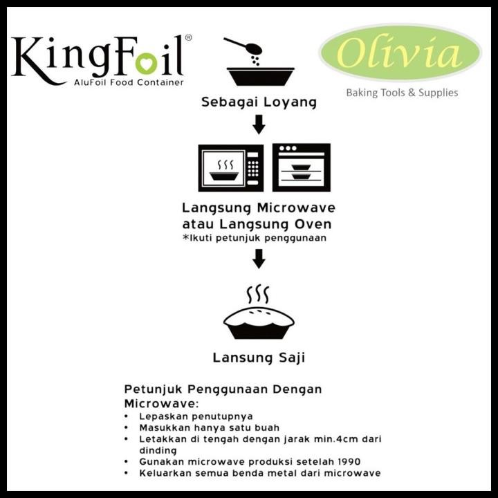 Terlaris Wadah/Cup Alumunium Foil Bulat RX 1400 Kode 1350/44 + Tutup Best Seller