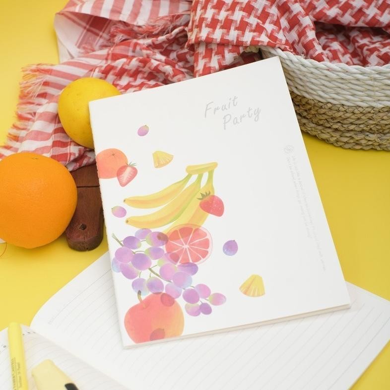 

Df-8 Hot Sale Zai-2530 Fruit Party Buku Notebook B5 42 Lembar Ruled / Catatan Bergaris Lucu Unik Murah Original Berkualitas Df-8