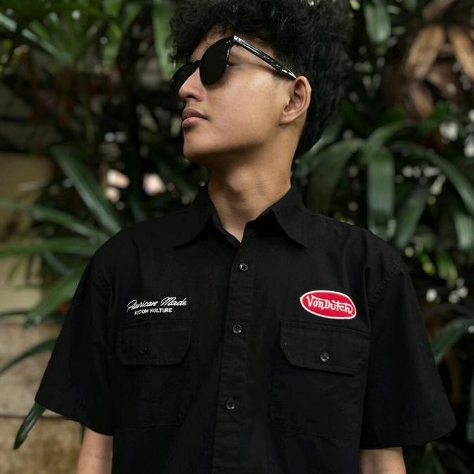 Terlaris Von Dutch Workshirt Original Pria Store Best Seller [100%] Bordir High Quality