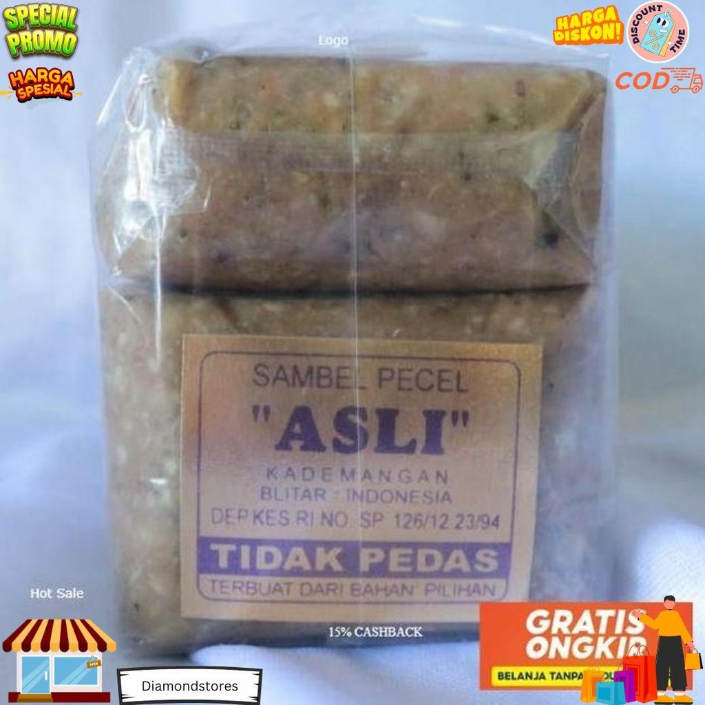 

Bisa Cod Sambel Pecel Asli Blitar 840 Gram