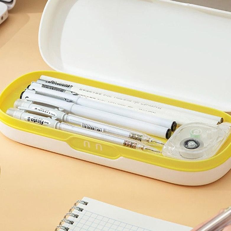 

Dwl-49 Ul-64 Fb-4 Double Layer Pen Box / Kotak Pena Siswa / Kotak Pensil Multi-Fungsi Double-Layer Berkapasitas Besar Terlaris Termurah Dwl-49