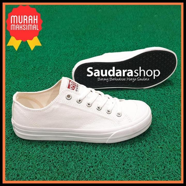 Terlaris Sepatu Ventela Basic White Lc / Sepatu Ventela Basic Putih Low Good Quality