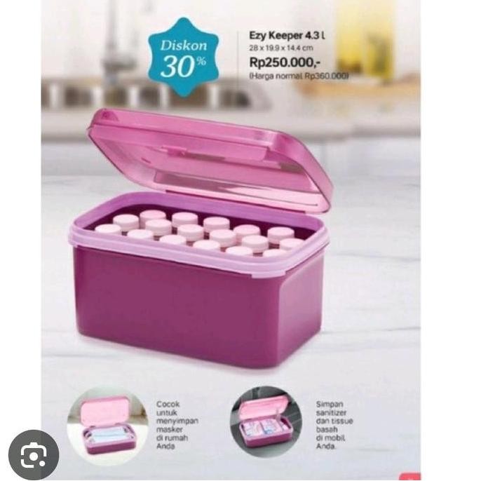 Spesial Box Ezy Keeper 4,3 Liter Merek Tercampak Ungu