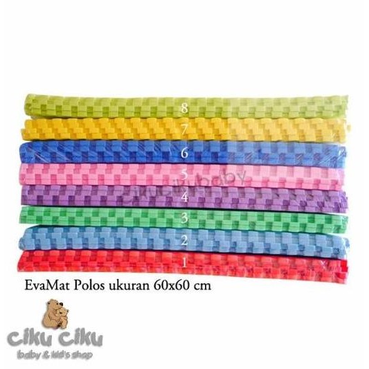 NEW Evamat 60x60 polos / alas lantai / puzzle