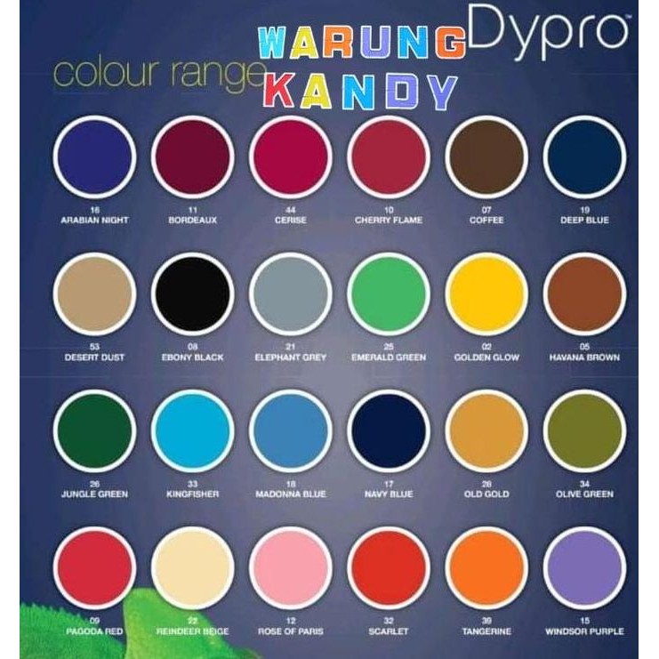 

ready !!! DYLON Dypro PewarnaTekstil Multi Purpose