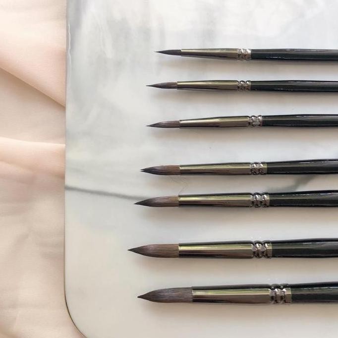 

ready !!! Fengli sable brush 8866 for watercolor