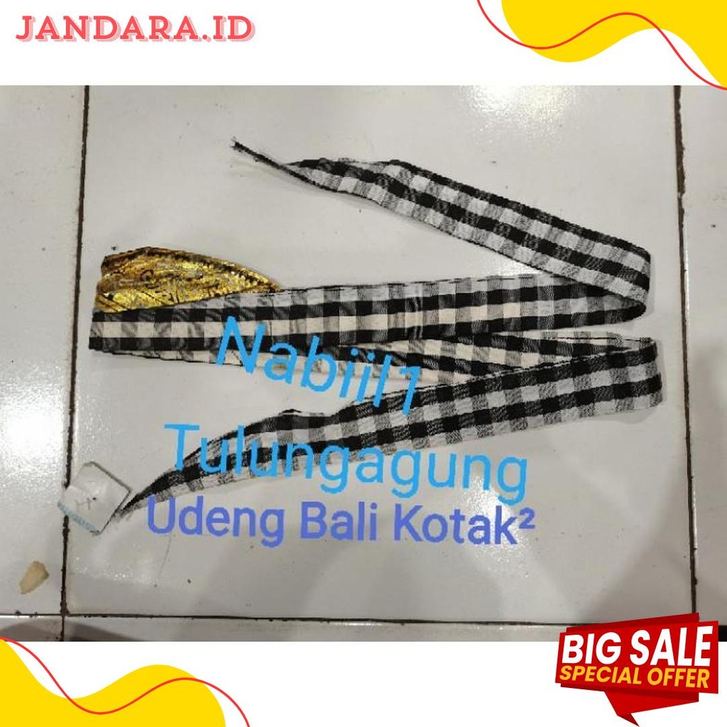 Udeng Bali Motif,Udeng Bali Polos,Udeng Bali Kotak Diskon Setengah Harga