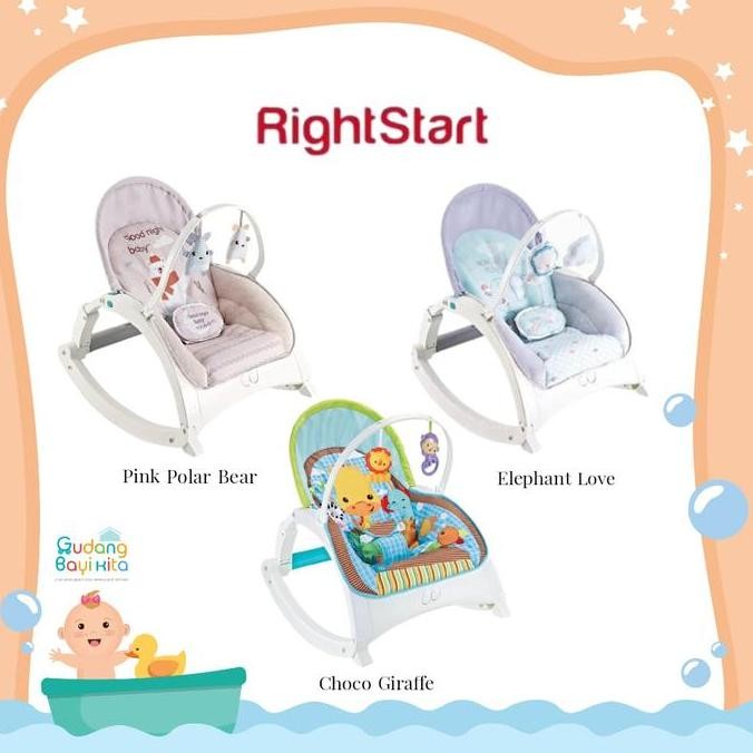 NEW Right Start Rocker 2in1 with Table / Bouncer Bayi
